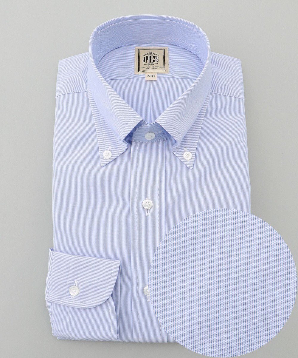 【ジェイ プレス/J.PRESS / MEN】の【Single Needle Tailoring / 形態安定】マイクロストライプ シャツ / B.D. 人気、トレンドファッション・服の通販 founy(ファニー) 　ファッション　Fashion　メンズファッション　MEN　トップス・カットソー　Tops/Tshirt/Men　シャツ　Shirts　ストライプ　Stripe　スーピマ　Supima　ドレス　Dress　バランス　Balance　フィット　Fit　A/W・秋冬　Aw・Autumn/Winter・Fw・Fall-Winter　S/S・春夏　Ss・Spring/Summer　夏　Summer　エレガント 上品　Elegant　 other-1|ID: prp329100004529554 ipo3291000000032025647