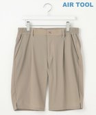 【23区 ゴルフ/23区GOLF / MEN】の【MEN】機能に優れた新素材「AIR TOOL」で暑い夏を快適に ワンタックショートパンツ 接触冷感 UVカット 高通気 ストレッチ イージーケア ベージュ系|ID: prp329100004529557 ipo3291000000033487399