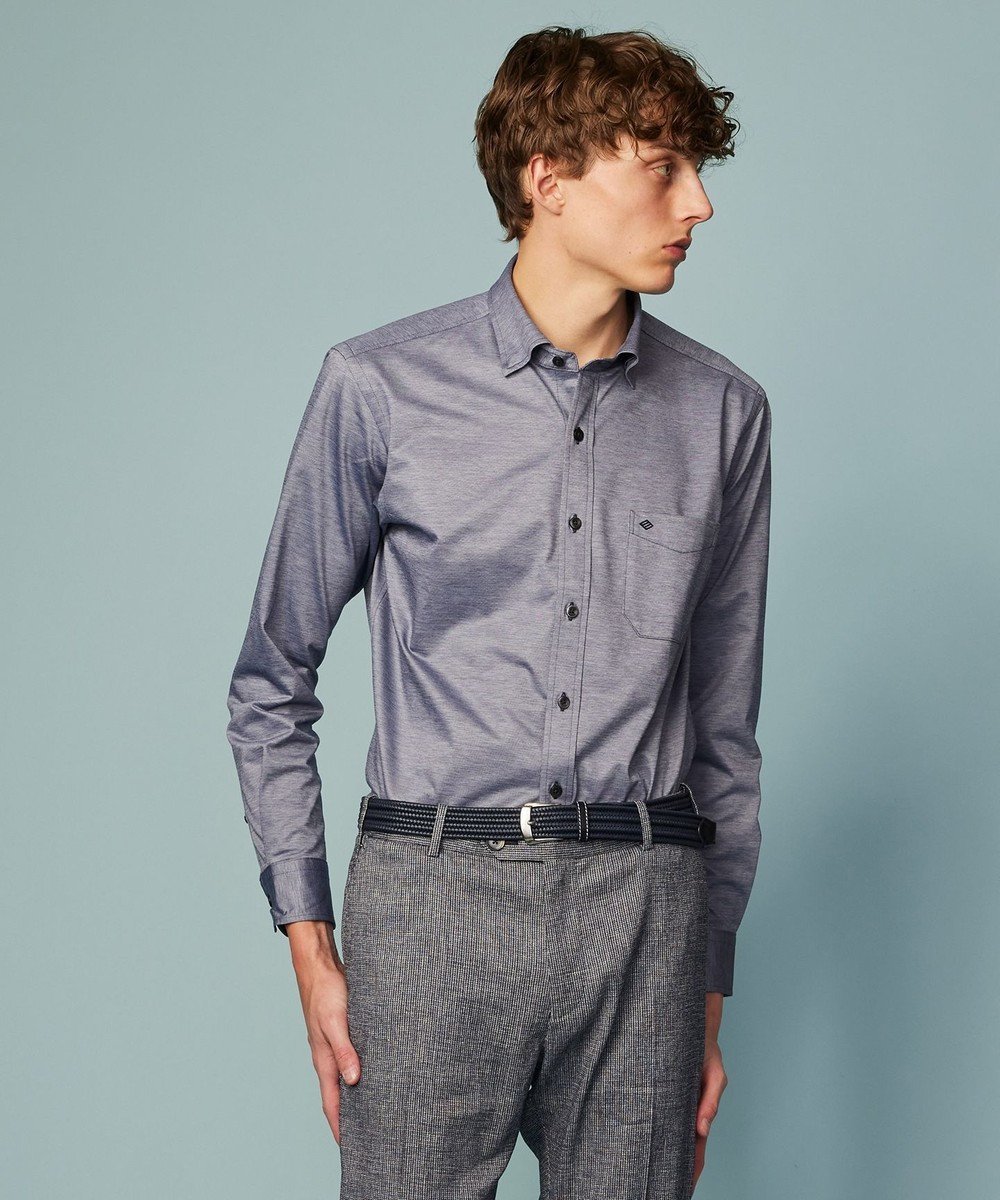 【ジョセフ アブード/JOSEPH ABBOUD / MEN】の【ストレッチで快適な着心地・イージーケア】ジャージー シャツ インテリア・キッズ・メンズ・レディースファッション・服の通販 founy(ファニー) ファッション Fashion メンズファッション Fashion for Men トップス・カットソー Cut & Sew Tops メンズシャツ Shirts ウォッシュ Washed Finish ストレッチ Stretch, Stretchy Fabric ポケット Pocket, Pocket Detail 夏 Summer S/S・春夏 SS, Spring/Summer, Warm Season A/W・秋冬 Autumn/Winter ネイビー系|ID: prp329100004529558 ipo3291000000033640145