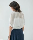 【ベイジ,/BEIGE,】の【洗える・Oggi 7月号掲載】LUPINUS / リネン混半袖プルオーバーギャザーニット Ecru|ID: prp329100004529566 ipo3291000000032642260