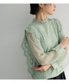 【グリーンパークス/Green Parks】の・Petit Fleur イロイロレースブラウス Green|ID: prp329100004529569 ipo3291000000032025722