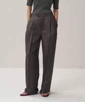 【エイトン/ATON】のLINEN CUPRA ストレートパンツ 人気、トレンドファッション・服の通販 founy(ファニー) ファッション Fashion レディースファッション WOMEN パンツ Pants キュプラ Cupra ストレート Straight スラックス Slacks センター Center ドレープ Drape リネン Linen 夏 Summer 定番 Standard 春 Spring S/S・春夏 Ss・Spring/Summer |ID:prp329100004529572