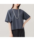 【自由区/JIYU-KU】の【洗える】ハイカウントクロップド丈 カットソー [新色]インク|ID: prp329100004529577 ipo3291000000032647079