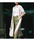 【23区/NIJYUSANKU】の【洗える】シアーマットクロス ロング シャツ ベージュ系|ID: prp329100004529583 ipo3291000000032025807