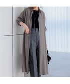 【23区/NIJYUSANKU】の【洗える】シアーマットクロス ロング シャツ ブラウン系|ID: prp329100004529583 ipo3291000000032025813
