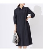 【ジェイ プレス/J.PRESS】の【洗える】RENUソフトタイプライター シャツ ワンピース ネイビー系|ID: prp329100004529591 ipo3291000000033314848
