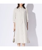 【ジェイ プレス/J.PRESS】の【洗える】RENUソフトタイプライター シャツ ワンピース グレージュ系|ID: prp329100004529591 ipo3291000000033314849