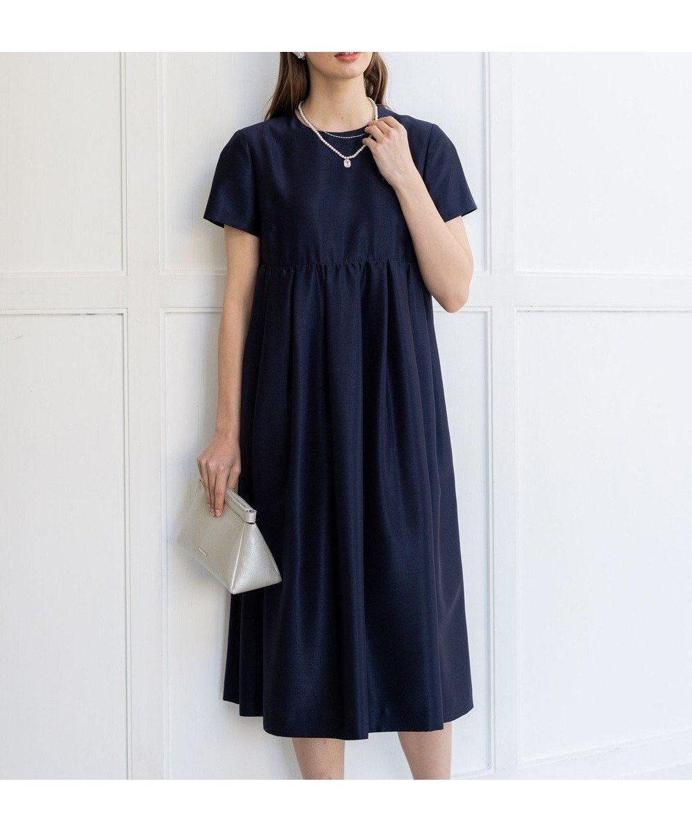 【23区/NIJYUSANKU】の【APPLAUDIR】トリアセシャンタン ドレス 人気、トレンドファッション・服の通販 founy(ファニー) 　ファッション　Fashion　レディースファッション　WOMEN　ワンピース　Dress　ドレス　Party Dresses　エレガント 上品　Elegant　春　Spring　カーディガン　Cardigan　コンパクト　Compact　シャンタン　Shantung　シルク　Silk　ジャケット　Jacket　セットアップ　Set Up　ドレス　Dress　パーティ　Party　S/S・春夏　Ss・Spring/Summer　おすすめ　Recommend　夏　Summer　結婚式　Wedding Ceremony　2025年　2025　2025春夏・S/S　Ss,Spring/Summer,2025　 other-1|ID: prp329100004529596 ipo3291000000032025883