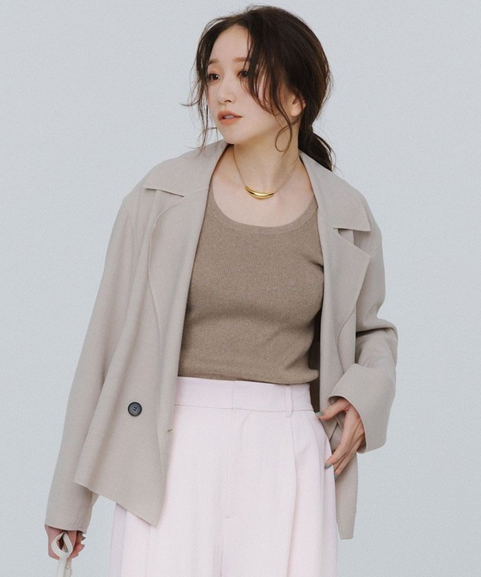 【23区/NIJYUSANKU】のTWライトリバー ショートトレンチコート インテリア・キッズ・メンズ・レディースファッション・服の通販 founy(ファニー) https://founy.com/ ファッション Fashion レディースファッション WOMEN アウター Coat Outerwear コート Coats ジャケット Jackets トレンチコート Trench Coats 2025年 2025 2025春夏・S/S Ss,Spring/Summer,2025 ショート Short ジャケット Jacket トレンド Trend リバーシブル Reversible エレガント 上品 Elegant 夏 Summer 春 Spring S/S・春夏 Ss・Spring/Summer |ID: prp329100004529600 ipo3291000000032025903