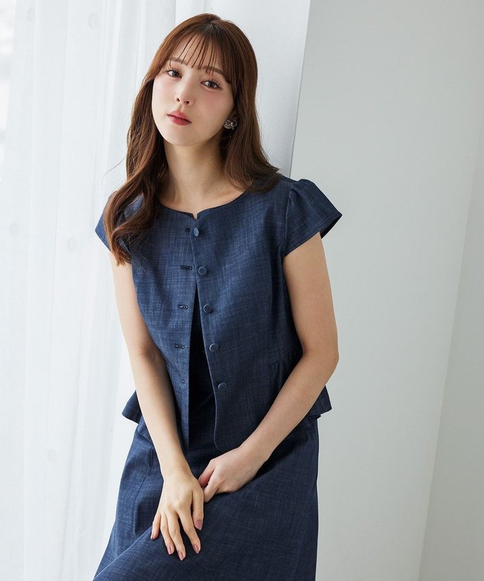 【トッカ/TOCCA】の【洗える】NIGHT OCEAN ジャケット インテリア・キッズ・メンズ・レディースファッション・服の通販 founy(ファニー) https://founy.com/ ファッション Fashion レディースファッション WOMEN アウター Coat Outerwear ジャケット Jackets ノーカラージャケット No Collar Leather Jackets 2025年 2025 2025春夏・S/S Ss,Spring/Summer,2025 ジャケット Jacket 夏 Summer 春 Spring S/S・春夏 Ss・Spring/Summer 洗える Washable |ID: prp329100004529602 ipo3291000000032025912