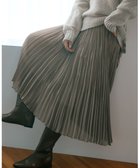 【23区/NIJYUSANKU】の【杏さん着用/Oggi10月号掲載】シャイニー プリーツスカート ゴールド系|ID: prp329100004529604 ipo3291000000032025919