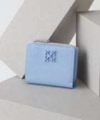 【ラシット/russet】の【2025SS】[水シボレザー]モノグラムプレートハーフウォレット(SO-419) L.Blue|ID: prp329100004529606 ipo3291000000032025925