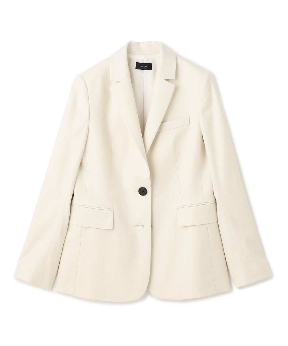 【ジョゼフ/JOSEPH】のエアリーフランネル ジャケット 人気、トレンドファッション・服の通販 founy(ファニー) 　ファッション　Fashion　レディースファッション　WOMEN　アウター　Coat Outerwear　ジャケット　Jackets　ジャケット　Jacket　ストレッチ　Stretch　定番　Standard　フラップ　Flap　ポケット　Pocket　 other-1|ID: prp329100004529610 ipo3291000000032025940