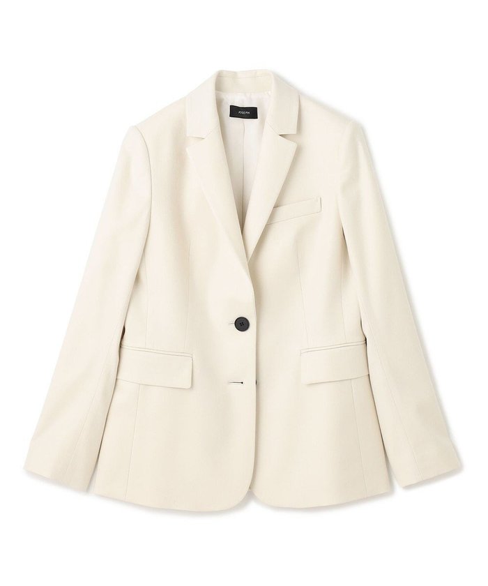 【ジョゼフ/JOSEPH】のエアリーフランネル ジャケット インテリア・キッズ・メンズ・レディースファッション・服の通販 founy(ファニー) https://founy.com/ ファッション Fashion レディースファッション Fashion for Women アウター Coat / Outerwear Collection レディースジャケット・軽アウター Jackets ジャケット Jacket, Outerwear ストレッチ Stretch, Stretchy Fabric 定番 Standard, Basic Item フラップ Flap, Flap Pocket ポケット Pocket, Pocket Detail |ID: prp329100004529610 ipo3291000000033688448