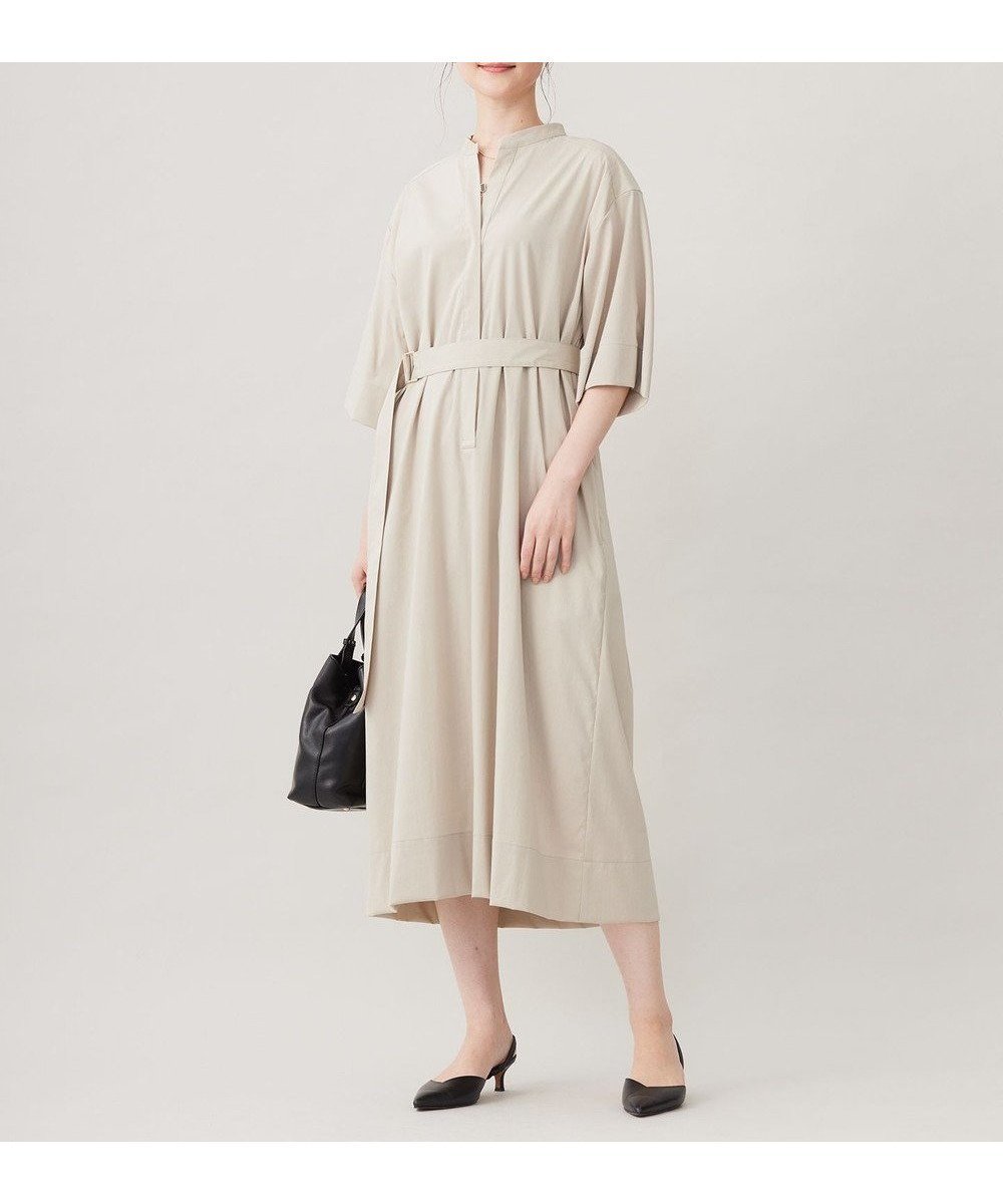 【自由区/JIYU-KU】の【カタログ掲載・接触冷感・UVケア・洗える】ファンクショナルクロス ワンピース インテリア・キッズ・メンズ・レディースファッション・服の通販 founy(ファニー) 　ファッション　Fashion　レディースファッション　WOMEN　ワンピース　Dress　シャツワンピース　Shirt Dresses　シンプル　Simple　ストレッチ　Stretch　タンブラー　Tumbler　夏　Summer　春　Spring　S/S・春夏　Ss・Spring/Summer　洗える　Washable　サンド|ID: prp329100004529611 ipo3291000000032128209