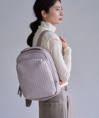 【ミヤビヤ/MIYABIYA】のLAQUOH【撥水加工】篭目エンボスボンディングリュック 人気、トレンドファッション・服の通販 founy(ファニー) ファッション Fashion レディースファッション WOMEN バッグ Bag エアリー Airy クッション Cushion シンプル Simple スポーティ Sporty パターン Pattern リュック Ruck Sack thumbnail ライトグレー|ID: prp329100004529615 ipo3291000000032025970