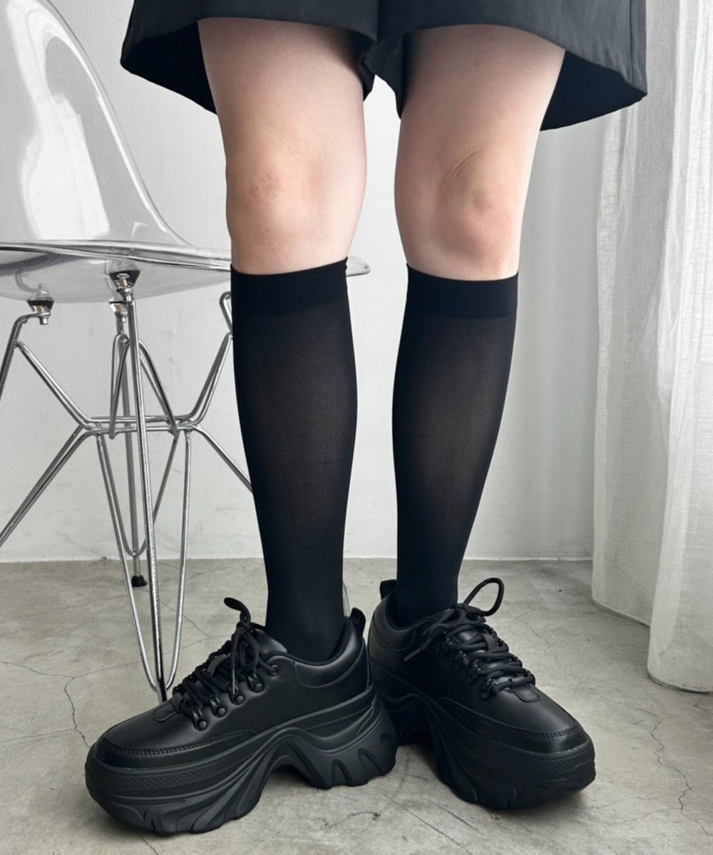 【ウィゴー/WEGO】のシアーハイソックス インテリア・キッズ・メンズ・レディースファッション・服の通販 founy(ファニー) 　ファッション　Fashion　レディースファッション　WOMEN　ソックス　Socks　レッグウェア　Legwear　おすすめ　Recommend　ガーリー　Girly　サンダル　Sandals　スニーカー　Sneakers　スマホ　Smartphone　ソックス　Socks　ベーシック　Basic　再入荷　Restock/Back In Stock/Re Arrival　厚底　Platforms　夏　Summer　柄2|ID: prp329100004529632 ipo3291000000032237373