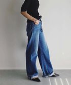 【ウォードブルー/WOADBLUE】のMarisol掲載SALUU サルー /デニムパンツ ミッドブルー MIDBLUE|ID: prp329100004529637 ipo3291000000035830632