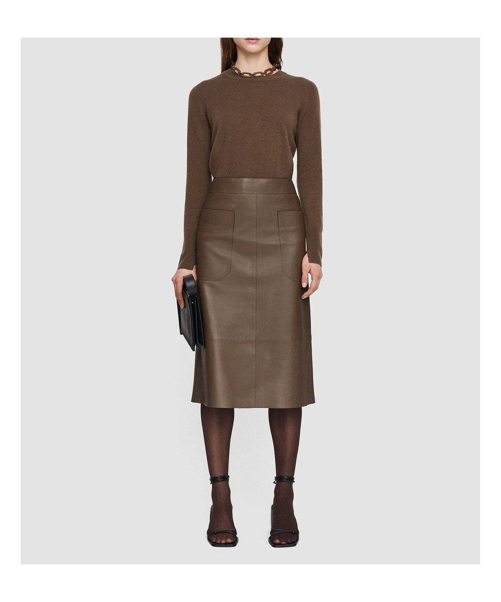 【ジョゼフ/JOSEPH】のナッパレザー ミッドスカート インテリア・キッズ・メンズ・レディースファッション・服の通販 founy(ファニー) 　ファッション　Fashion　レディースファッション　Fashion for Women　スカート　Skirts　A/W・秋冬　Autumn/Winter　Arabica|ID: prp329100004529638 ipo3291000000033682229