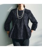 【23区/NIJYUSANKU】の【VERYコラボ】ボタニカル カットジャカード ブラウス ネイビー系|ID: prp329100004529641 ipo3291000000032026067