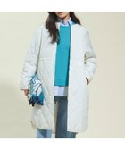【23区/NIJYUSANKU】の【洗える/撥水加工】中綿 ロング パディング アウター アイボリー系|ID: prp329100004529644 ipo3291000000035987265