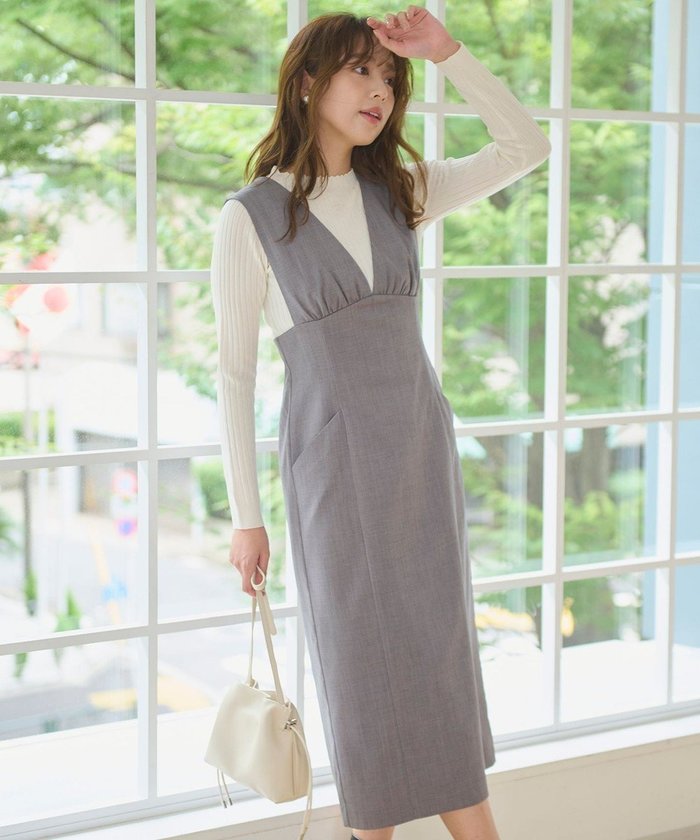 【フェルゥ/Feroux】の【洗える】美シルエット ジャンパースカート インテリア・キッズ・メンズ・レディースファッション・服の通販 founy(ファニー) https://founy.com/ ファッション Fashion レディースファッション WOMEN スカート Skirt インナー Inner クラシック Classic 洗える Washable 秋 Autumn/Fall A/W・秋冬 Aw・Autumn/Winter・Fw・Fall-Winter |ID: prp329100004529646 ipo3291000000032026087