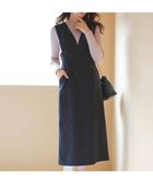 【フェルゥ/Feroux】の【洗える】美シルエット ジャンパースカート ブラック系|ID: prp329100004529646 ipo3291000000032026089