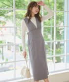【フェルゥ/Feroux】の【洗える】美シルエット ジャンパースカート ライトグレー系|ID: prp329100004529646 ipo3291000000033414620