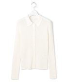【23区/NIJYUSANKU】の【GOLD LABEL】コットンリネンシアー ニットポロカーディガン ホワイト系|ID: prp329100004529667 ipo3291000000032026176