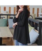 【ティアクラッセ/Tiaclasse】の【洗える】花柄カットレースフレアトップス ブラック|ID: prp329100004529676 ipo3291000000032026218