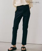 【ベイジ,/BEIGE,】の【BEIGE,ecru/WEB限定・洗える】RIB BOTTOMS / ウエストゴムストレッチリブパンツ Black|ID: prp329100004529687 ipo3291000000032676357
