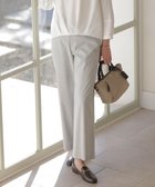 【ジェイ プレス/J.PRESS】の【洗える】CARREMAN 2WAY ストレート ワイド パンツ ライトグレー系|ID: prp329100004529704 ipo3291000000032652276
