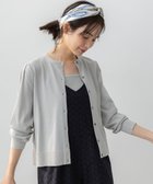 【組曲/KUMIKYOKU】の【接触冷感・UVケア】ラメニット アンサンブル シルバー系|ID: prp329100004529705 ipo3291000000032551121