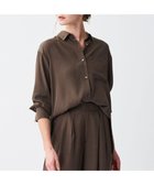 【アンクレイヴ/uncrave】の【手洗い可】フィブリルシャンブレー ミドルシャツ ブラウン|ID: prp329100004529714 ipo3291000000032026386