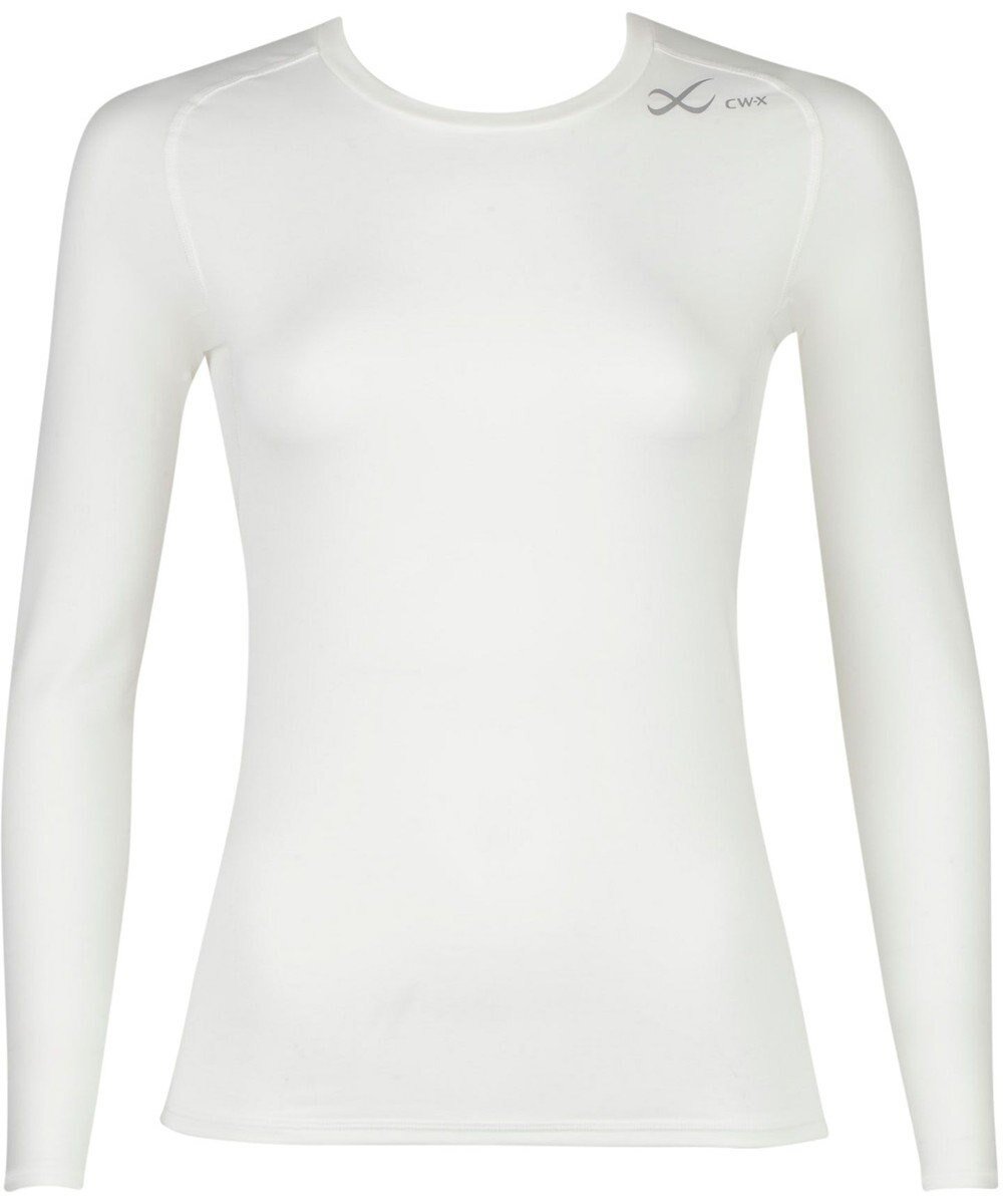 【シーダブリューエックス/CW-X】の【WOMEN】 機能性トップス SECOND BODY 2.0 吸汗速乾 UVカット率90%以上 抗菌防臭 丸首・長袖 /ワコール CHY029 インテリア・キッズ・メンズ・レディースファッション・服の通販 founy(ファニー) 　ファッション　Fashion　レディースファッション　Fashion for Women　トップス・カットソー　Cut & Sew Tops　おすすめ　Recommended / Our Picks　ストレッチ　Stretch, Stretchy Fabric　スポーツ　Sports, Activewear　パターン　Pattern, Design Print　メッシュ　Mesh, Net Fabric　切替　Switching, Contrast Panel　抗菌　Antibacterial, Bacteria-Resistant　長袖　Long Sleeve, Full Sleeve　アイボリー|ID: prp329100004529715 ipo3291000000033077258