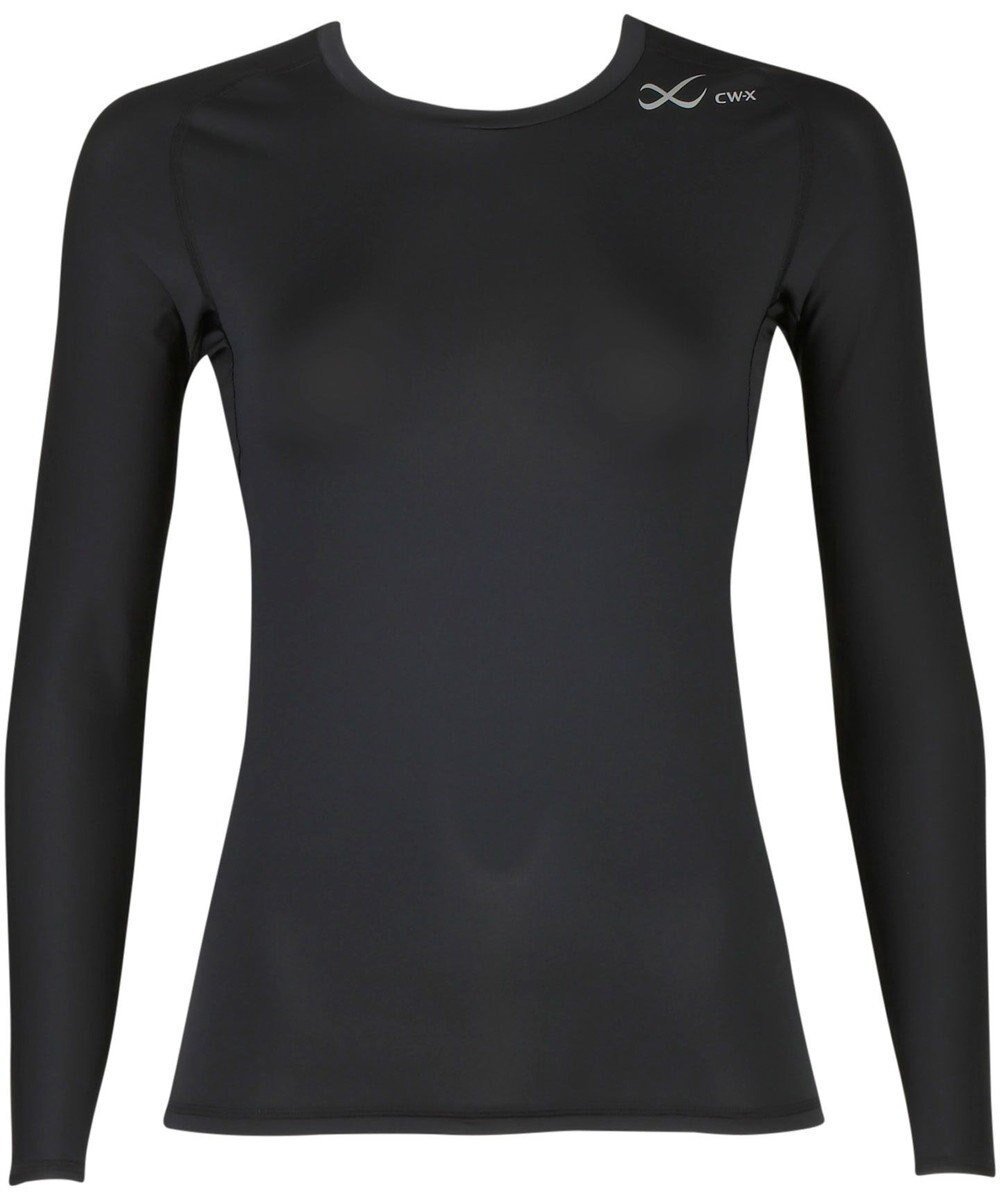 【シーダブリューエックス/CW-X】の【WOMEN】 機能性トップス SECOND BODY 2.0 吸汗速乾 UVカット率90%以上 抗菌防臭 丸首・長袖 /ワコール CHY029 インテリア・キッズ・メンズ・レディースファッション・服の通販 founy(ファニー) 　ファッション　Fashion　レディースファッション　Fashion for Women　トップス・カットソー　Cut & Sew Tops　おすすめ　Recommended / Our Picks　ストレッチ　Stretch, Stretchy Fabric　スポーツ　Sports, Activewear　パターン　Pattern, Design Print　メッシュ　Mesh, Net Fabric　切替　Switching, Contrast Panel　抗菌　Antibacterial, Bacteria-Resistant　長袖　Long Sleeve, Full Sleeve　ブラック|ID: prp329100004529715 ipo3291000000036278601