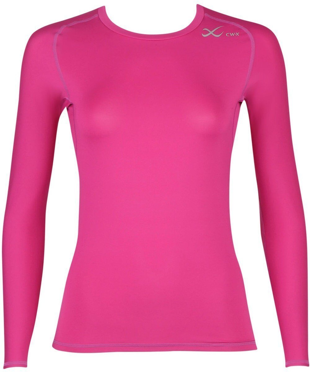 【シーダブリューエックス/CW-X】の【WOMEN】 機能性トップス SECOND BODY 2.0 吸汗速乾 UVカット率90%以上 抗菌防臭 丸首・長袖 /ワコール CHY029 インテリア・キッズ・メンズ・レディースファッション・服の通販 founy(ファニー) 　ファッション　Fashion　レディースファッション　Fashion for Women　トップス・カットソー　Cut & Sew Tops　おすすめ　Recommended / Our Picks　ストレッチ　Stretch, Stretchy Fabric　スポーツ　Sports, Activewear　パターン　Pattern, Design Print　メッシュ　Mesh, Net Fabric　切替　Switching, Contrast Panel　抗菌　Antibacterial, Bacteria-Resistant　長袖　Long Sleeve, Full Sleeve　ローズピンク|ID: prp329100004529715 ipo3291000000036278603