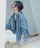 【23区/NIJYUSANKU】の【洗える】ライトダンガリー 2WAY シャツ ライトインディゴ|ID: prp329100004529720 ipo3291000000032062689