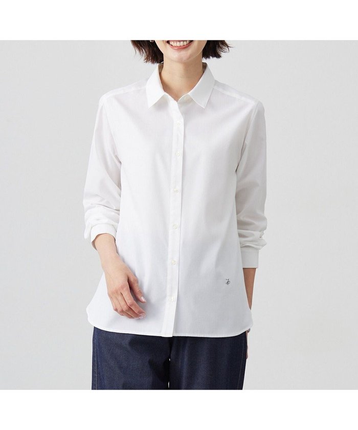 【ジェイ プレス/J.PRESS】の【WEB限定・洗える】クラシックピンオックス ボタンダウン シャツ インテリア・キッズ・メンズ・レディースファッション・服の通販 founy(ファニー) https://founy.com/ ファッション Fashion レディースファッション Ladies' Fashion Online トップス・カットソー Tops/Tshirt シャツ/ブラウス Shirts/Blouses 洗える Washable ジャケット Jacket ストレート Straight ダウン Down 定番 Standard バランス Balance フィット Fit ワンポイント One Point A/W・秋冬 Aw・Autumn/Winter・Fw・Fall-Winter S/S・春夏 Ss・Spring/Summer 日本製 Made In Japan 夏 Summer エレガント 上品 Elegant ビジネス 仕事 通勤 Business |ID: prp329100004529723 ipo3291000000032675575