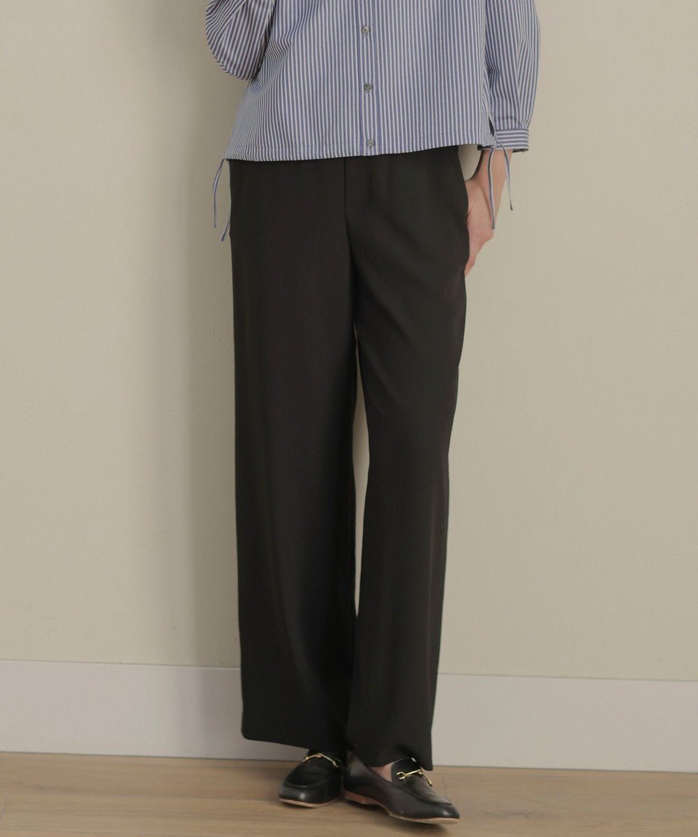 【ジェイ プレス/J.PRESS】の【洗える】バックサテンジョーゼット リラックス パンツ 人気、トレンドファッション・服の通販 founy(ファニー) 　ファッション　Fashion　レディースファッション　WOMEN　パンツ　Pants　バッグ　Bag　カットソー　Cut And Sew　サテン　Satin　ジャケット　Jacket　ストレッチ　Stretch　フィット　Fit　リラックス　Relax　ワッシャー　Washer　エレガント 上品　Elegant　夏　Summer　春　Spring　S/S・春夏　Ss・Spring/Summer　洗える　Washable　 other-1|ID: prp329100004529724 ipo3291000000032130749