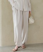 【23区/NIJYUSANKU】の【GLOW8月号掲載/洗える】スムースサテン パラシュートパンツ ベージュ系|ID: prp329100004529731 ipo3291000000032644693