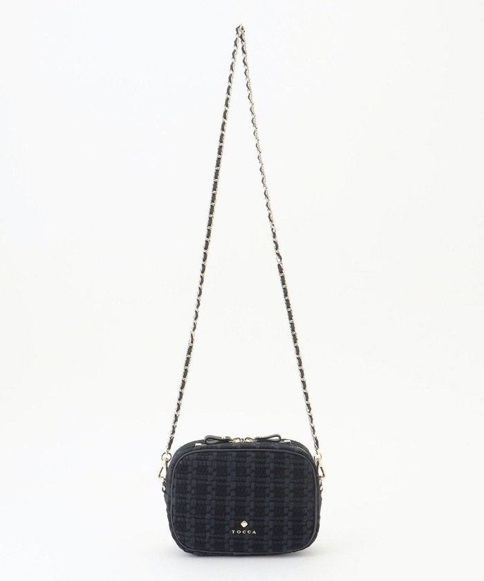 【トッカ/TOCCA】のTWEED CAMERA BAG カメラバッグ インテリア・キッズ・メンズ・レディースファッション・服の通販 founy(ファニー) https://founy.com/ ファッション Fashion レディースファッション WOMEN バッグ Bag 2024年 2024 2024-2025秋冬・A/W Aw/Autumn/Winter/Fw/Fall/2024-2025 冬 Winter おすすめ Recommend カメラ Camera クラシカル Classical コンパクト Compact ショルダー Shoulder シンプル Simple スクエア Square チェーン Chain ツイード Tweed トレンド Trend フォルム Form ポケット Pocket リュクス Luxe A/W・秋冬 Aw・Autumn/Winter・Fw・Fall-Winter 財布 Wallet |ID: prp329100004529738 ipo3291000000032026491