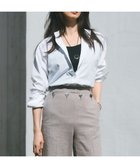 【23区/NIJYUSANKU】の【Oggi4月号掲載/洗える】CANCLINI バンドカラー シャツ ホワイト系|ID: prp329100004529740 ipo3291000000032318528