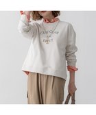 【23区/NIJYUSANKU】の【洗える】コットンテリー ロゴ スウェット アイボリー系|ID: prp329100004529742 ipo3291000000032026515