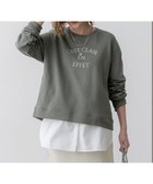 【23区/NIJYUSANKU】の【洗える】コットンテリー ロゴ スウェット 人気、トレンドファッション・服の通販 founy(ファニー) ファッション Fashion レディースファッション Fashion for Women トップス・カットソー Cut & Sew Tops シャツ・ブラウス・オフィスカジュアル Elegant Blouses & Button-Ups レディースパーカー・カジュアルフーディー Casual Hoodies & Sweatshirts ロングTシャツ・Tシャツ Longline T-Shirts & Tees スウェット・クルーネックトップス Sweatshirts & Crewnecks / Relaxed Fit Sweat Tops カットソー・ベーシックTシャツ Cut-and-Sewn Tops / Stretch Tees & Basics インナー Innerwear 春 Spring 洗える Machine Washable カットソー Cut and Sewn Top ギャザー Gathered, Ruffled コンパクト Compact, Small Size ショルダー Shoulder, Shoulder Strap シンプル Simple, Minimal ジップアップ Zip-Up, Full Zip ジャケット Jacket, Outerwear スウェット / スエット Sweatshirt, Sweatwear スリーブ Sleeve, Long Sleeve / Short Sleeve ドロップ Drop Shoulder, Dropped Style リラックス Relax, Relaxed Fit ワンポイント One Point, Statement Accent S/S・春夏 SS, Spring/Summer, Warm Season おすすめ Recommended / Our Picks 夏 Summer 2025年 2025 2025春夏・S/S Spring/Summer 2025 SS25 thumbnail モスグリーン系|ID: prp329100004529742 ipo3291000000033355146