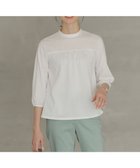【ジェイ プレス/J.PRESS】の【洗える】プレーティングジャージー モックネックカットソー ホワイト系|ID: prp329100004529763 ipo3291000000032708720