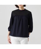 【ジェイ プレス/J.PRESS】の【洗える】プレーティングジャージー モックネックカットソー ネイビー系|ID: prp329100004529763 ipo3291000000033355725