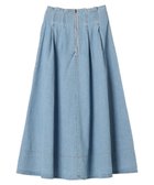 【アースミュージックアンドエコロジー/earth music&ecology】のフロントジップタックフレアスカート 人気、トレンドファッション・服の通販 founy(ファニー) ファッション Fashion レディースファッション WOMEN スカート Skirt デニムスカート Denim Skirts Aライン/フレアスカート Flared A-Line Skirts おすすめ Recommend デニム Denim フィット Fit フロント Front ポケット Pocket 夏 Summer 春 Spring S/S・春夏 Ss・Spring/Summer thumbnail Light Indigo|ID: prp329100004529765 ipo3291000000032026613
