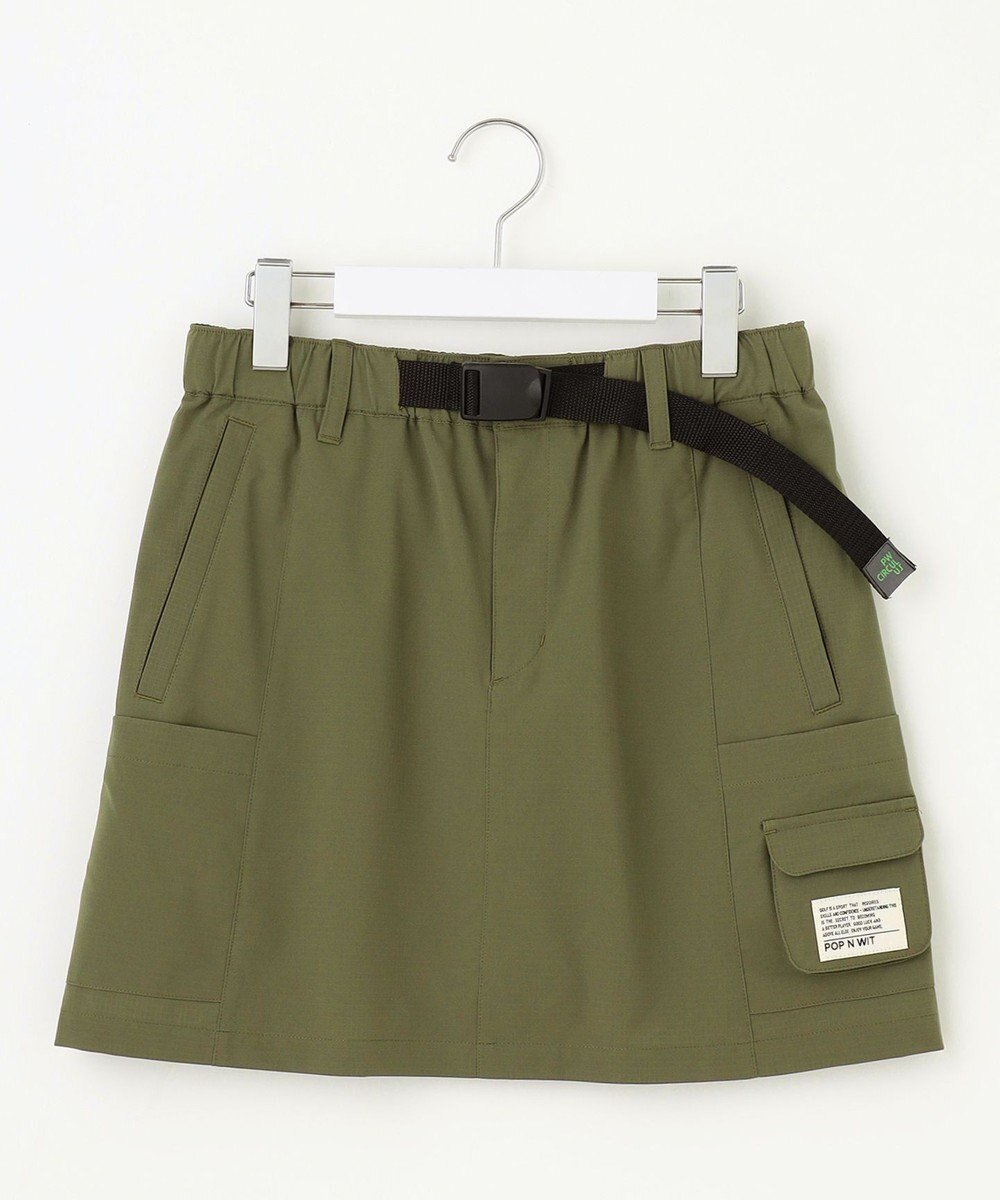 【ピーダブリュサーキュラス/PW CIRCULUS】の【高通気 / 軽撥水 / 軽量のDotAir 使用】【WOMEN】カーゴスカート インテリア・キッズ・メンズ・レディースファッション・服の通販 founy(ファニー) 　ファッション　Fashion　レディースファッション　Ladies' Fashion Online　スカート　Skirt　ゴルフ　Golf　ストレッチ　Stretch　ポケット　Pocket　人気　Popularity　夏　Summer　春　Spring　S/S・春夏　Ss・Spring/Summer　軽量　Lightweight　カーキ系|ID: prp329100004529783 ipo3291000000032524518