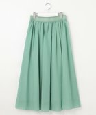 【自由区/JIYU-KU】の【ウエストゴム・洗える】シアーギャザー スカート ミストグリーン|ID: prp329100004529790 ipo3291000000033683622